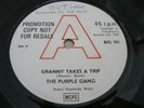 THE PURPLE GANG GRANNY TAKES A TRIP 7in DEMO 1967 BRITISH PSYCH ROCK