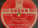Taschner. Bach (Chaconne). Odeon O-8764/5 (2). NM(-)