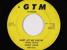 R&B Soul 45 - Johnny Gibson - Baby Let Me Know - GTM - mp3