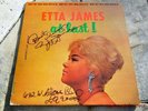 ETTA JAMES AT LAST INSANELY RARE AUTOGRAPHED '61 US TRUE STEREO NEAR MINT CLEAN