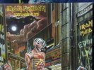 IRON MAIDEN 1985 LIVE AFTER DEATH DOUBLE LP VINYL AND SOMEWHERE IN TIME
