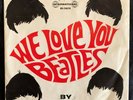 Carefrees, London 10614, We Love You Beatles & Hot Blooded Lover, PICTURE SLEEVE