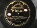 TOM ENNIS Irish Jigs/Irish Melodies VICTOR 18286 pre-war BAGPIPE/PIANO V+/E- 10