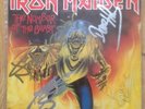 Iron Maiden   Number Of The Beast Red Vinyl Autographed 7
