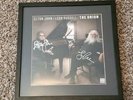 Elton John Leon Russell The Union Autographed #5 of 15 in Frame M+/M+