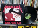 METALLICA - Kill Em All KOREA LP. Black Back Cover