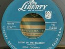 Eddie Cochran Liberty 55056 SITTIN' IN THE BALCONY (ROCKABILLY 45) PLAYS VG+