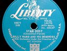 BILLY WARD & HIS DOMINOES-Stardust & Lucinda-Northern Soul 78-LIBERTY #55071