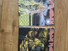 2x Iron Maiden vinyls - Piece of mind & self titled debut