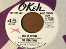 Northern Soul 45 The Vibrations End Up Crying PROMO NM