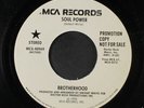 BROTHERHOOD: Soul Power / Same 45 (dj, Modern Soul Disco sleeper ) Soul