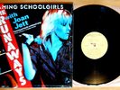 The Runaways With Joan Jett Flaming Schoolgirls  LP Canadian Press NEAR MINT