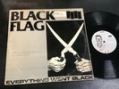 EX Black Flag - Everything Went Black 2 LP SST 015 Early Press