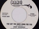 JIMMY BEAUMONT: You Got Too Much Going For You BANG Northern Soul Demo 45 HEAR
