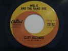 Cliff Richard & The Shadows Willie & The Hand Jive 45 MINT Canada Capitol 72172