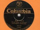 c 78 RPM California Ramblers Columbia 704-D in V+