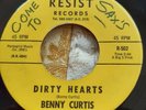 RARE NORTHERN SOUL BENNY CURTIS - DIRTY HEARTS (RESIST) VG+