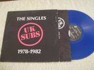 UK SUBS......THE SINGLES 1978-1982.......LP 1991....BLUE VINYL.........PUNK ROCK