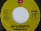 70's Soul ANTHONY WHITE Yes You Need Love / I'm So Much In Love With You RARE