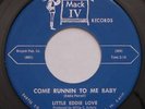 R&B Soul LITTLE EDDIE LOVE Come Runnin To Me Baby VG++ MARK IV 45 Hear