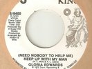 GLORIA EDWARDS Keep Up With My Man KING PROMO  NORTHERN SOUL USA 45