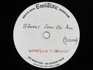70s Soul Acetate 45 - Watson T Browne - Biggest Fool Of All - VG+ unreleased?