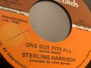 STERLING HARRISON - One Size Fits All / BOOGIE MODERN SOUL RARE  45” 7”