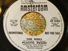 Raging U.K. Freakbeat Psych Hard Rock Promo 45 Plastic Penny She Does HEAR