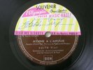 Edith Piaf Hymne à L'Amour 78 RPM Columbia BF 306 w/ AUTOGRAPH #Listen#