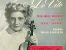 HMV ALP 1104 *RED/GOLD* BRAHMS VIOLIN CONCERTO *GIOCONDA DE VITO SCHWARZ* EX+/NM