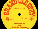 HANK SNOW GEORGE MORGAN BOBBY BARE GLASER BROTHERS GRAND OLE OPRY RADIO SHOW LP