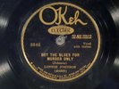 78 RPM -- Lonnie Johnson, Okeh 8846, EE+ Blues