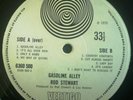 Rod Stewart LP Gasoline alley UK Large Vertigo swirl 1st press TEXTURED COVER ++