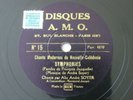 New Caledonia Modern Songs 78RPM French A.M.O #Listen#