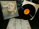 DAVID BOWIE HUNKY DORY UK EARLY PRESS LP + LYRIC INSERT 2e/3t MATRICES RARE EX+