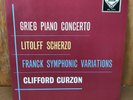 Decca SXL 2173 Grieg Piano Concerto Litolff Scherzo Franck Clifford Curzon NM