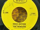 Remains Epic 5-10001 ONCE BEFORE / DIDDY WAH DIDDY (R&R 45) PLAYS VG++