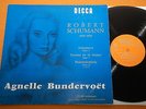 Agnelle Bundervoet Schumann Piano Works French Ed1 Decca Mono 50s 173.803 EX