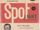 MILT ROGERS Summertime RARE Denmark *only* 45 POPCORN DANCER r&b exotica HEAR