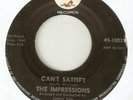 THE IMPRESSIONS Cant Satisfy ABC CHICAGO NORTHERN SOUL USA 45