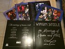 Virgin Steele The Marriage Of Heaven And Hell Pts 1&2 4Lps Colored G/F Manowar
