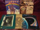 RAINBOW RECORD LOT, BENT OUT OF SHAPE, LONG LIVE DOWN TO EARTH, STRAIGHT BETWEEN