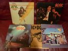 AC/DC RECORD LOT, FOR THOSE, LET THERE DIRTY DEEDS, HIGH VOLTAGE, YOU WANT BLOOD