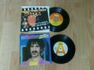 2 x 7 inch frank zappa - you are what you is promo / wanna get drafted -  italy