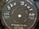 LORD TANAMO IN THE MOOD FOR SKA / YOU NEVER KNOW OG UK SKA BEAT 7