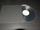 PRINCE black album with written in relief  PROMO rare LP