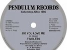 TIMELESS LEGEND Do You Love Me / You're The One 12