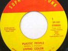 LIVING COLOR Plastic People 45 Sophisticated Funk 101 Funk Soul EX NM-