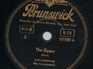 SCHELLACK Louis Armstrong The Gypsy / Cool Yule Brunswick