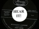 Jimmy Minor ROCKABILLY 45 (Mercury 71623) So Doggone Lonesome/Death Row  VG++/M-